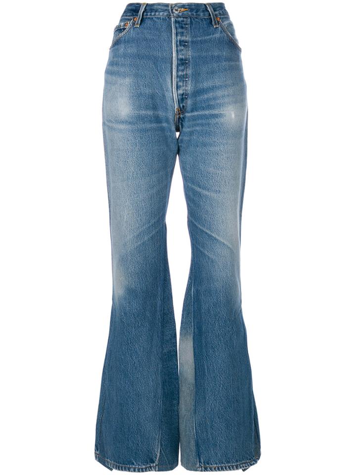 Re/done Re/done X Levi's Flared Jeans - Blue
