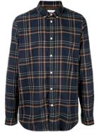 Ps Paul Smith Checked Print Long Sleeve Shirt - Blue