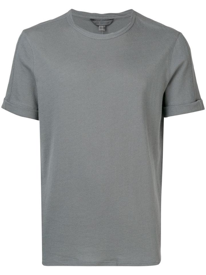 John Varvatos Rolled Cuff T-shirt - Grey