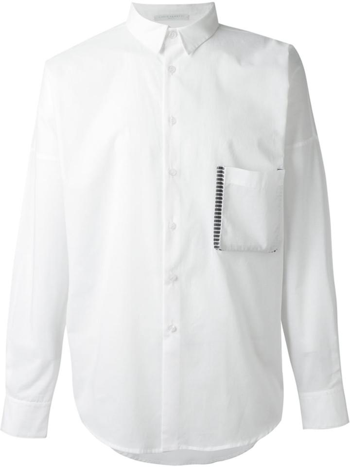 Lucio Vanotti Patch Pocket Shirt - White