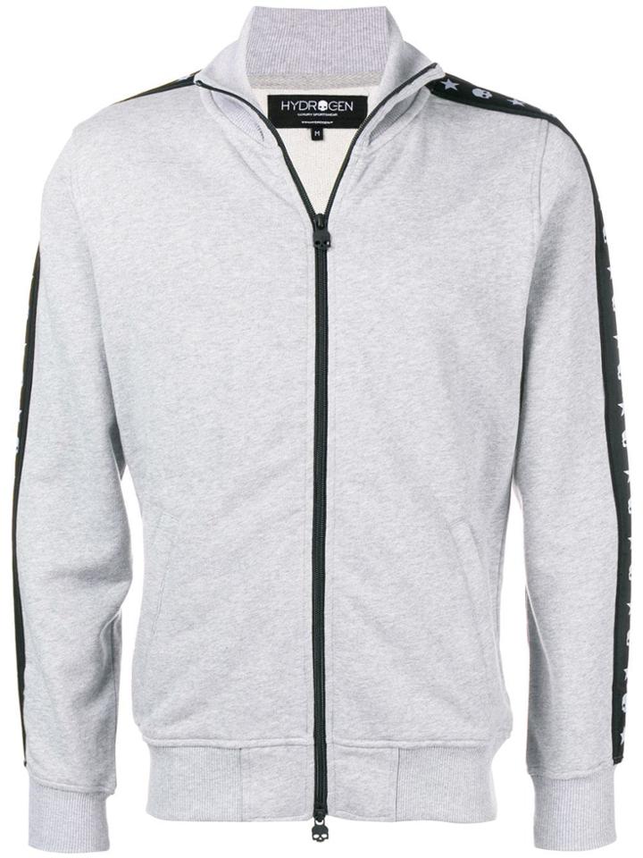 Hydrogen Mock Neck Jacket - Grey