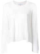 Iro Cropped Fine Knit Sweater - White