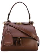 Victoria Beckham - Logo Stamp Shoulder Bag - Women - Calf Leather/polyamide/polyurethane - One Size, Red, Calf Leather/polyamide/polyurethane
