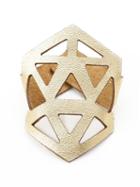 Xaa Leather Cuff, Women's, Metallic