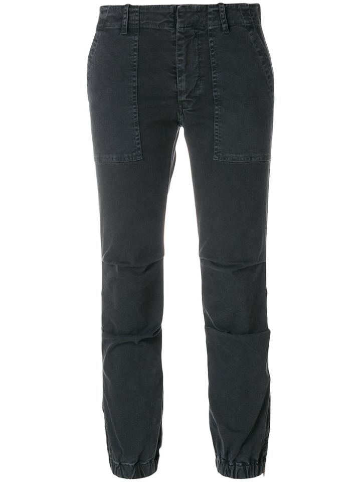 Nili Lotan Cropped Fitted Trousers - Grey