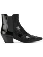 Ash Stars Ankle Boots - Black