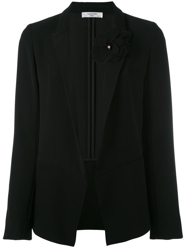 Lanvin - Lanvin Rwja71263504e17 10 Synthetic->polyester - Women - Polyester/glass/brass - 40, Black, Polyester/glass/brass