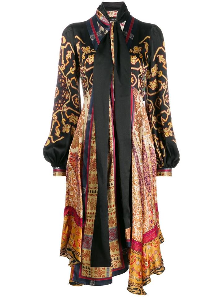 Etro Empire Line Midi Dress - Black
