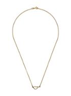 Holly Ryan Gold Plated Sterling Silver Kiss Necklace - Metallic