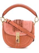 Altuzarra Fold Over Shoulder Bag - Yellow & Orange
