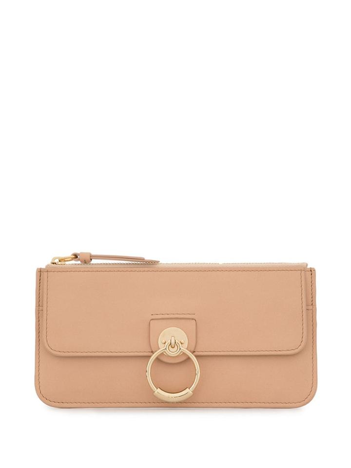 Chloé Tess Zip Top Wallet - Pink