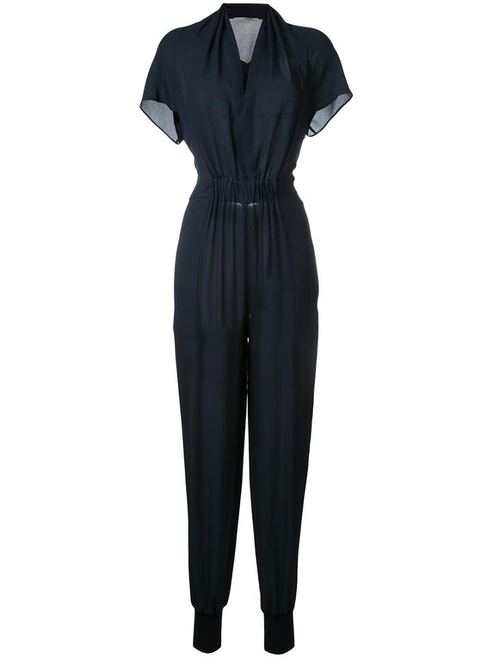 Stella Mccartney Lizbeth All-in-one Jumpsuit, Women's, Size: 42, Blue, Silk
