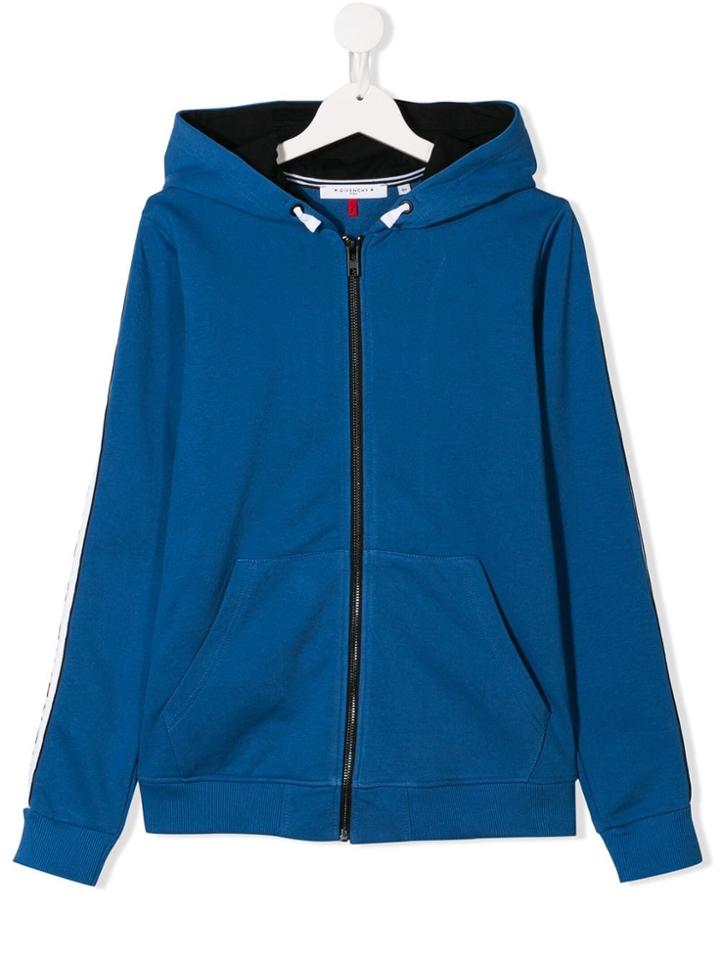 Givenchy Kids Teen Zip-up Hoodie - Blue