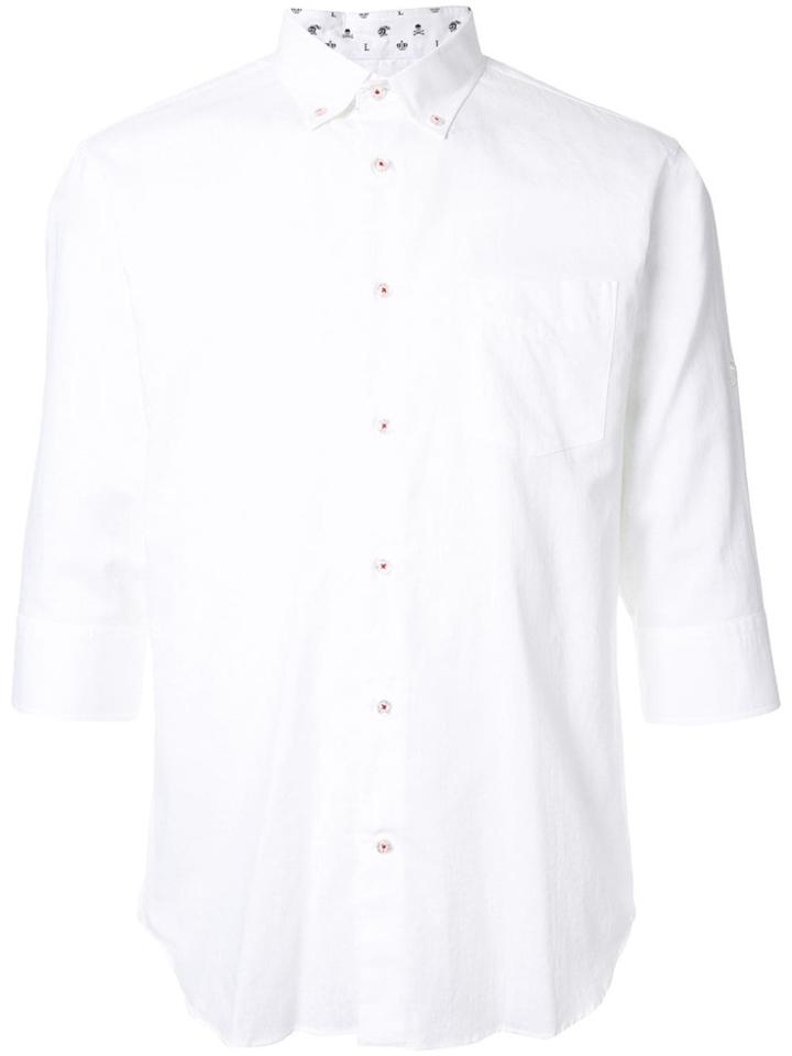 Loveless 3/4 Sleeve Shirt - White