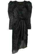 Dundas Puff Sleeve Dress - Black