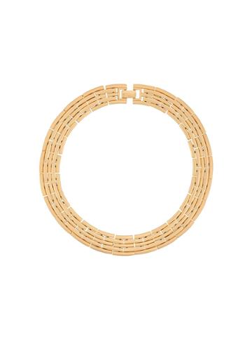 Monet Vintage 1960s Vintage Monet Brushed Gold Collar - Metallic