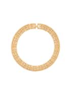 Monet Vintage 1960s Vintage Monet Brushed Gold Collar - Metallic