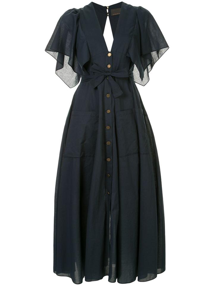 Ginger & Smart Everlasting V-neck Dress - Blue