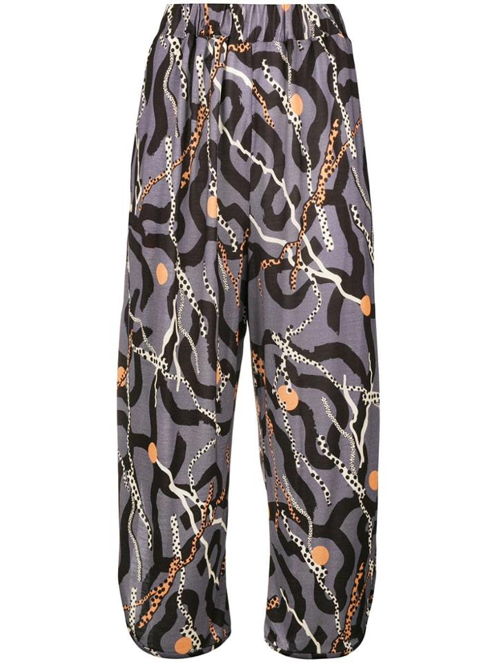 Henrik Vibskov Email Jersey Printed Trousers - Pink
