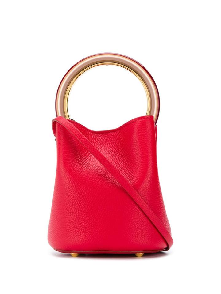 Marni Soft Cross-body Leather Bag - Red