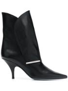 Givenchy Bar-embellished Pointed Boots - Black