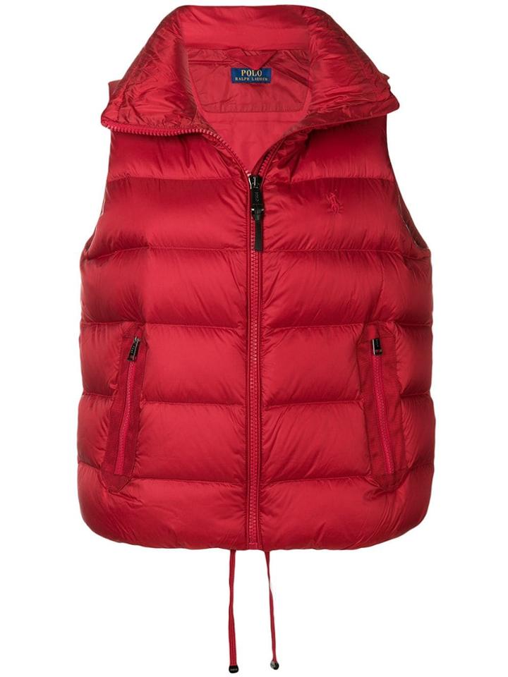 Polo Ralph Lauren Crest Down Gilet - Red