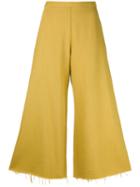 'alder' Trousers - Women - Cotton - 3, Yellow/orange, Cotton, Simon Miller