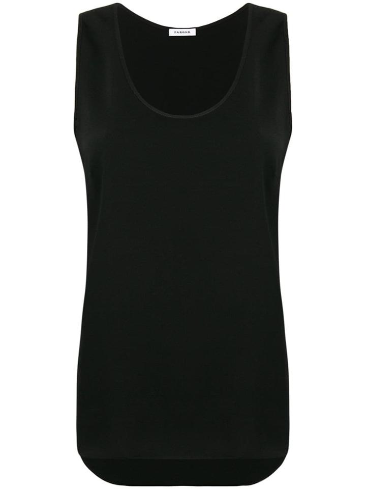 P.a.r.o.s.h. Scoop Neck Tank Top - Black