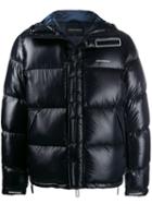 Emporio Armani Hooded Puffer Jacket - Blue