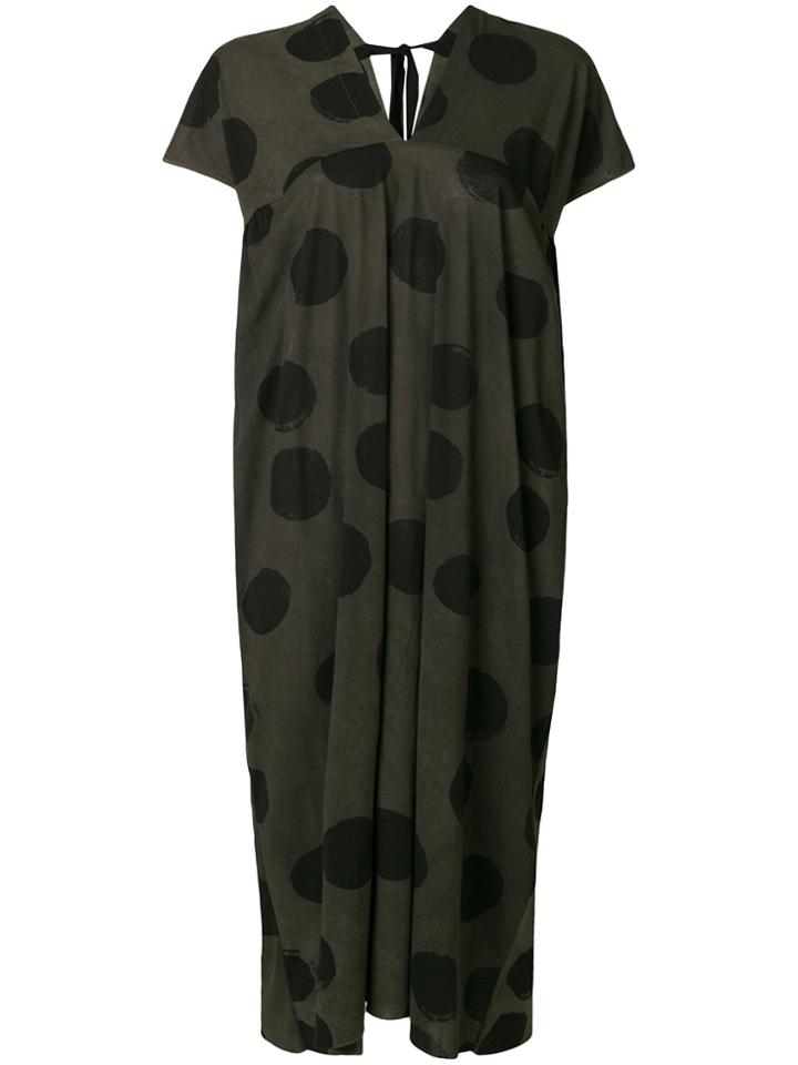 Uma Wang Polka Dot Jersey Dress - Grey
