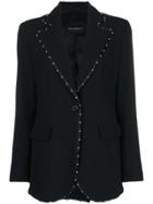 Emporio Armani Studded Tailored Jacket - Black
