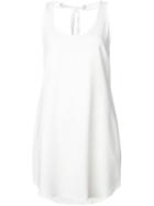 A.l.c. Tassel Detail Slip Dress, Women's, Size: 4, White, Viscose/spandex/elastane