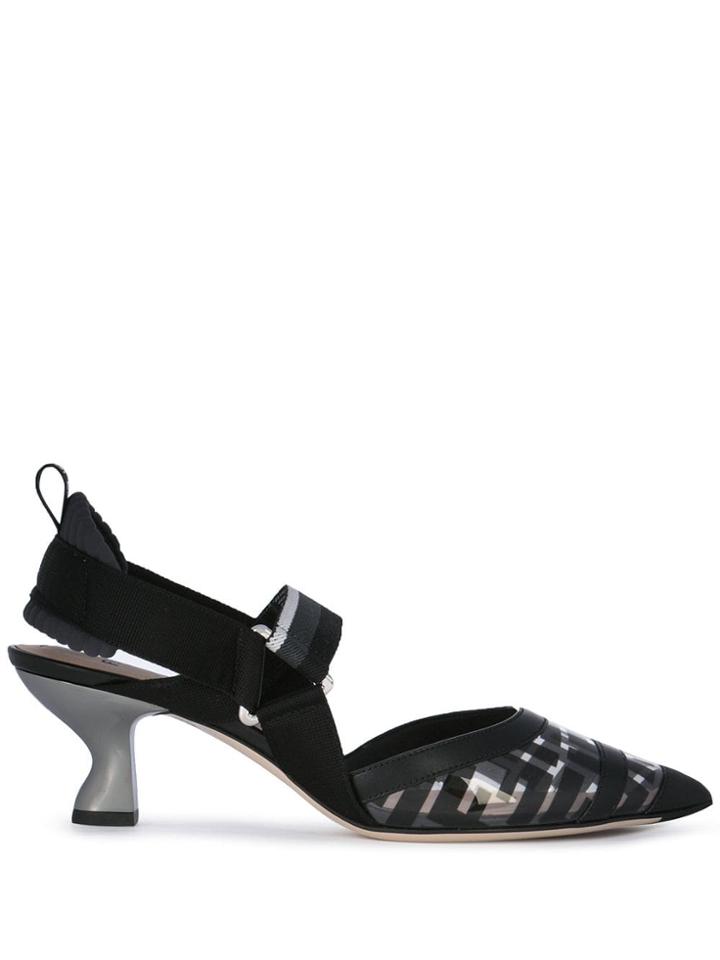 Fendi Colibrì Slingbacks - Black