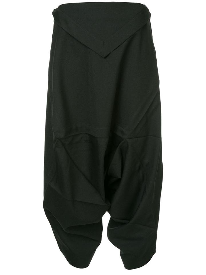 132 5. Issey Miyake Drop-crotch Trousers - Black