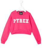 Pyrex Kids Logo Cropped Sweatshirt - Pink