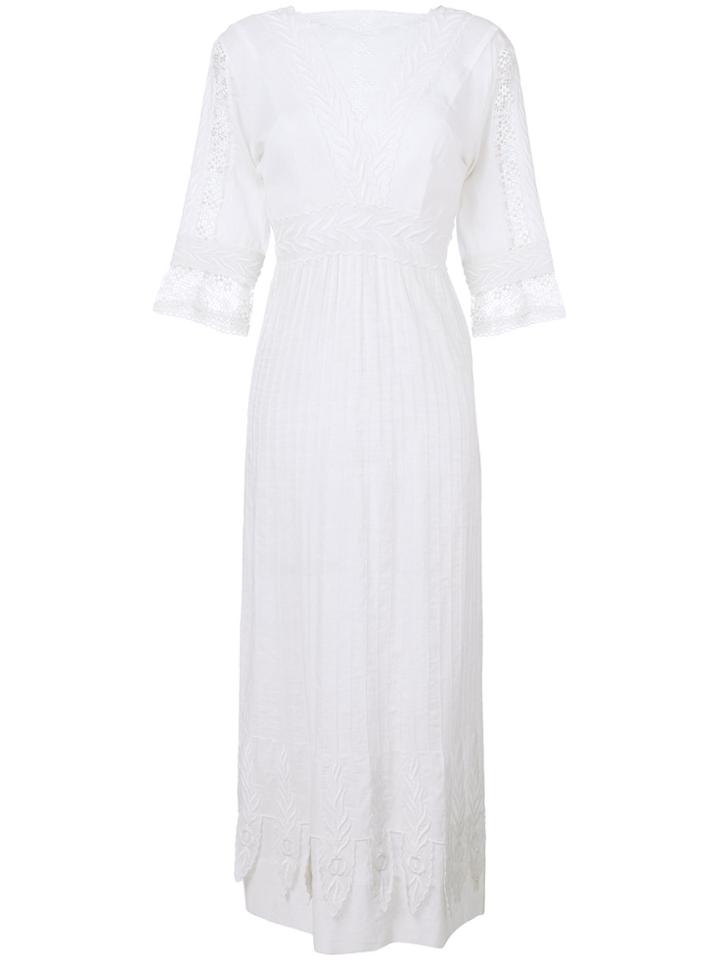 Talitha Edwardian Lace Dress - White