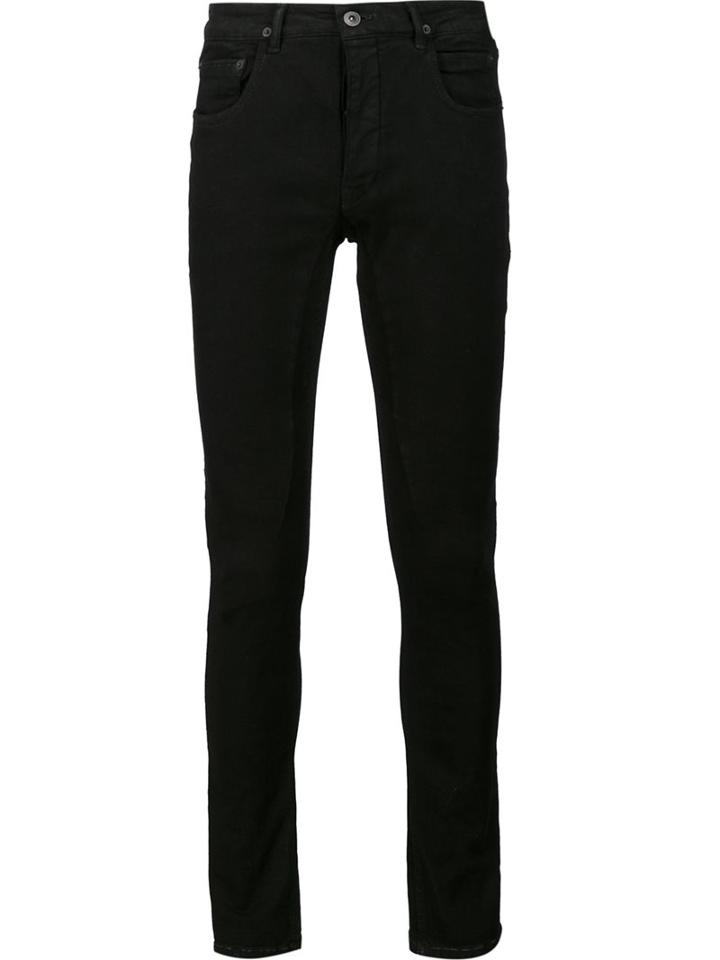 Rick Owens Drkshdw Skinny Jeans, Men's, Size: 34, Black, Cotton/polybutylene Terephthalate (pbt)/spandex/elastane
