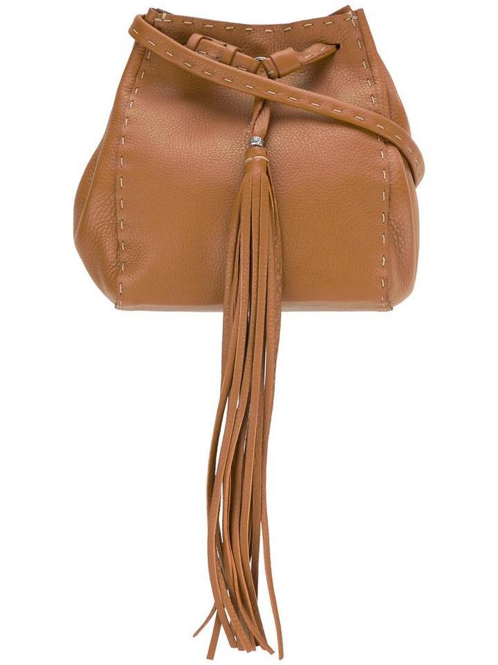 Henry Beguelin Bucket Shoulder Bag, Women's, Brown, Leather
