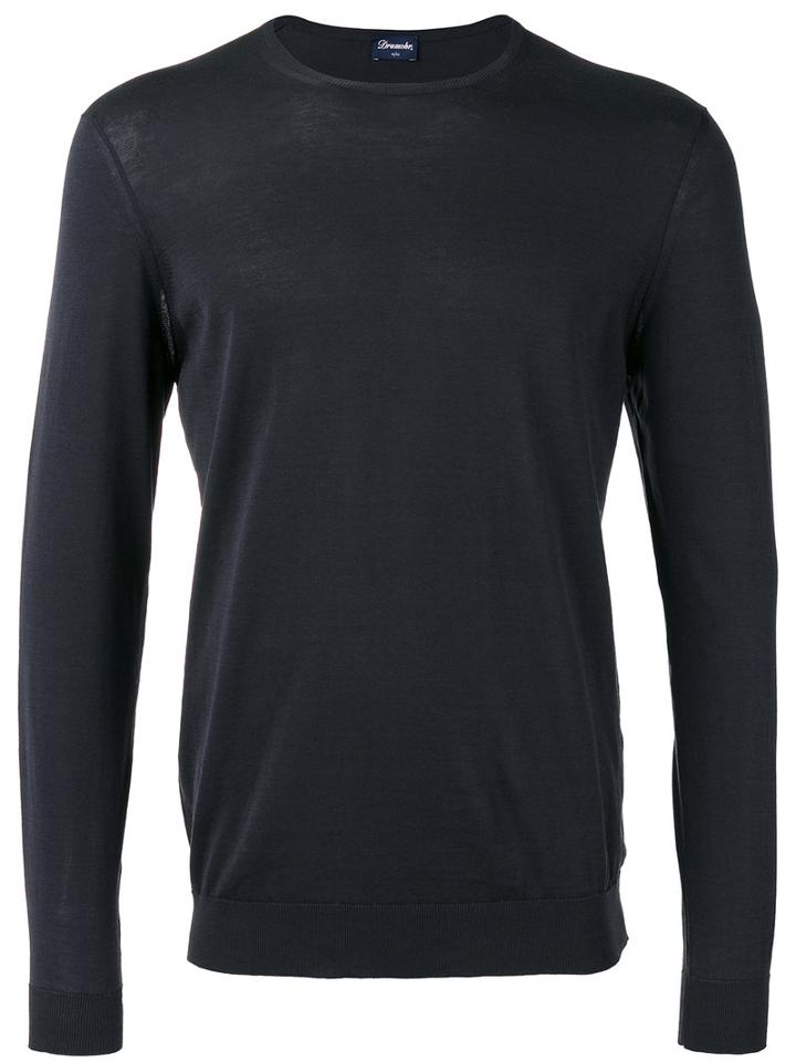 Drumohr - Crew Neck Top - Men - Cotton - 52, Grey, Cotton