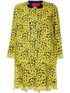 Christian Lacroix Pre-owned Floral Lace Dress & Jacket - Yellow