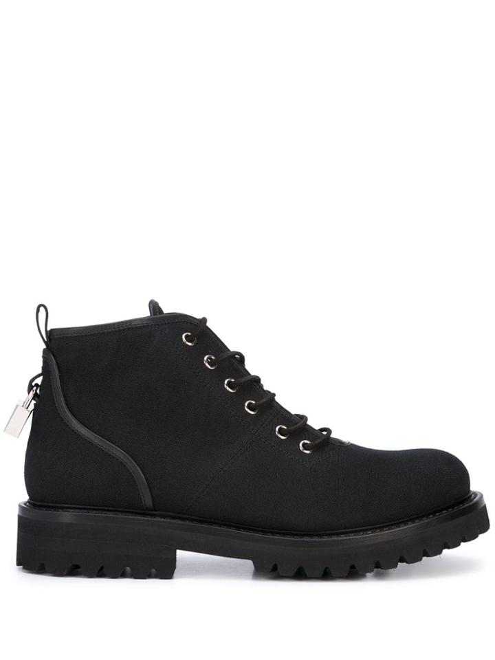 Buscemi Lace-up Ankle Boots - Black