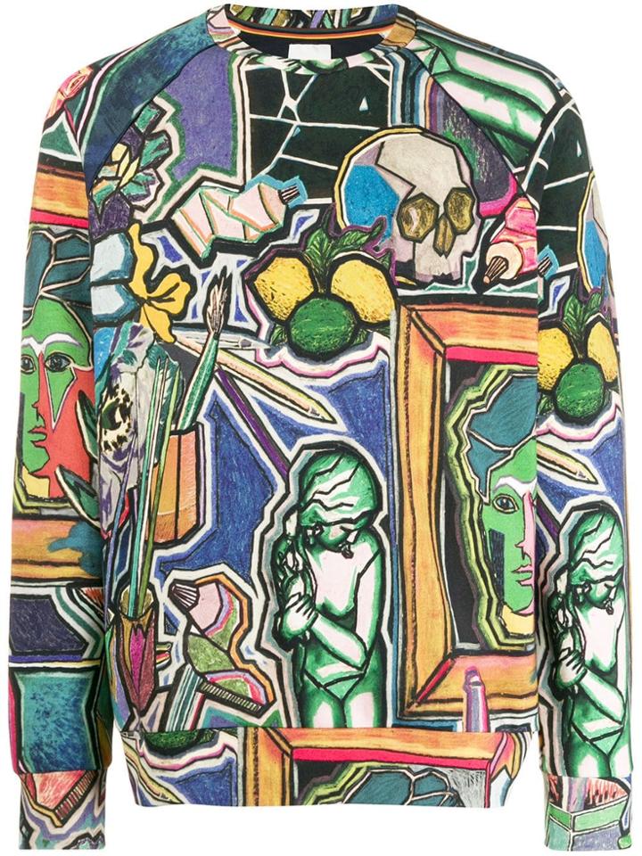 Paul Smith Artist Studio Print Sweatshirt - Neutrals