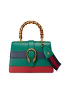 Gucci Dionysus Leather Top Handle Bag - Green