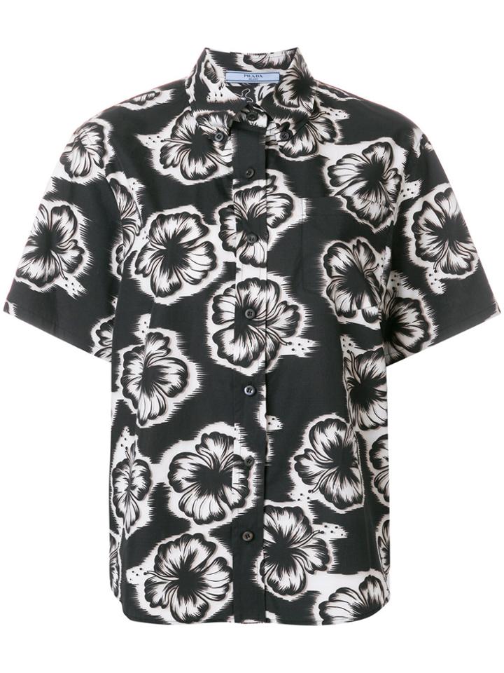 Prada Printed Shirt - Black