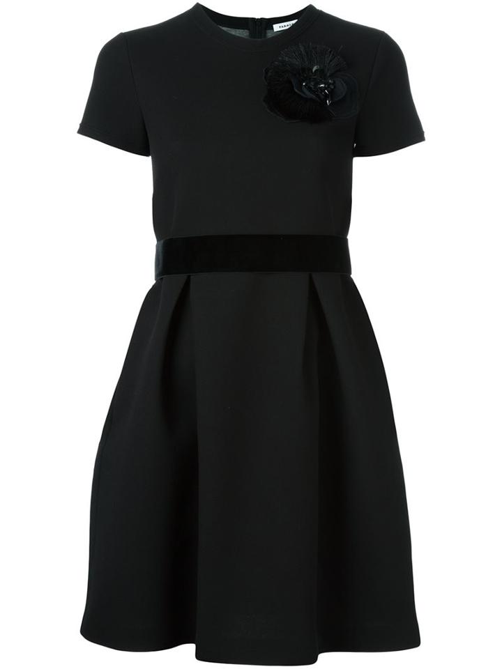 P.a.r.o.s.h. 'ryan' Dress, Women's, Black, Viscose/wool