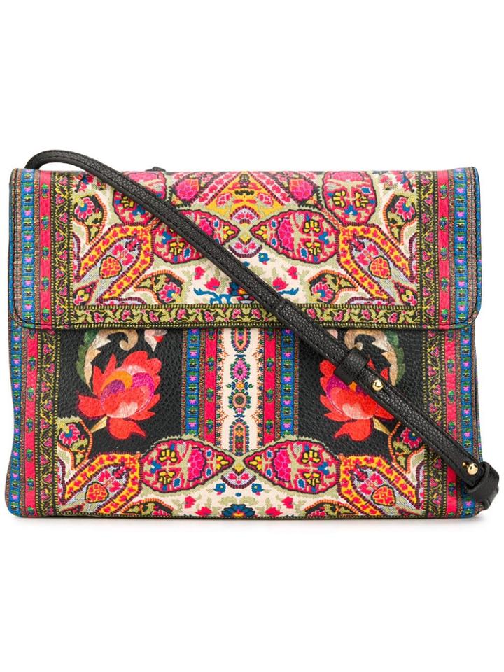 Etro Bohemian Print Satchel - Black