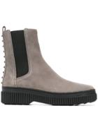 Tod's Tod's Xxw39a0al40re0 B407 Cenere Leather/leather/rubber - Grey