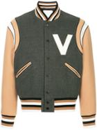 Ports V V Patch Bomber Jacket - Grey