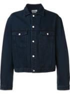 Cmmn Swdn Classic Denim Jacket, Men's, Size: 48, Blue, Cotton