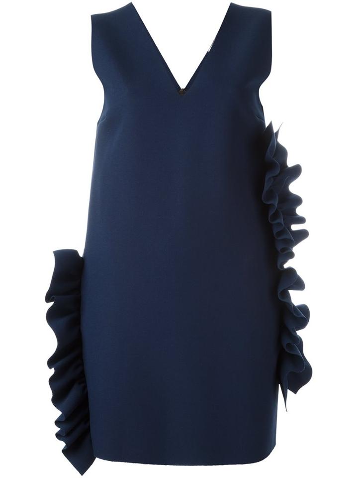 Msgm Ruffle Trimmed Dress